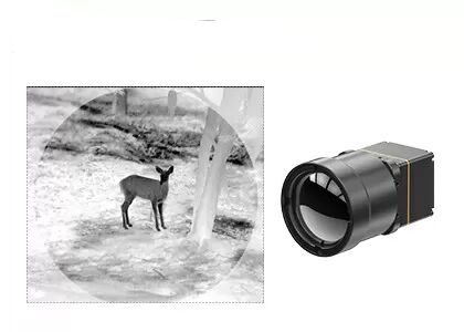 640x512 12μMの赤外線探知器との明確な赤外線画像LWIRのカメラの中心