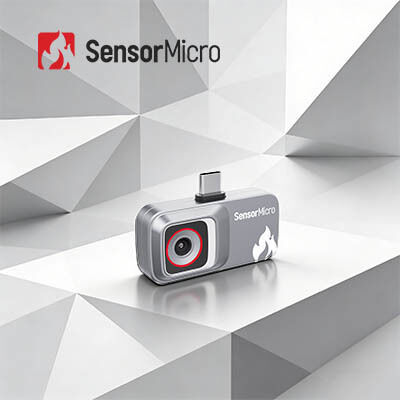 120×90/12μmの解像度 USB2.0インターフェースと3.3Vの稼働電圧を持つ冷却されていないLWIRプラグイン熱カメラ