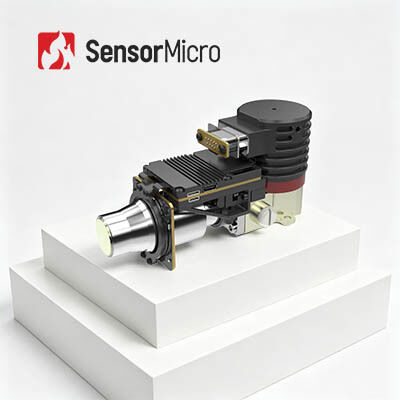 320×256 解像度 10.3-10.9μm スペクトル範囲 20mK NETD ガス漏洩検出用の冷却熱画像モジュール
