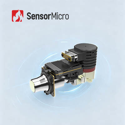 25mmレンズ搭載、320x256解像度、20mK NETDの冷却型赤外線カメラモジュール。光学ガスイメージングおよびガス漏れ検知用。